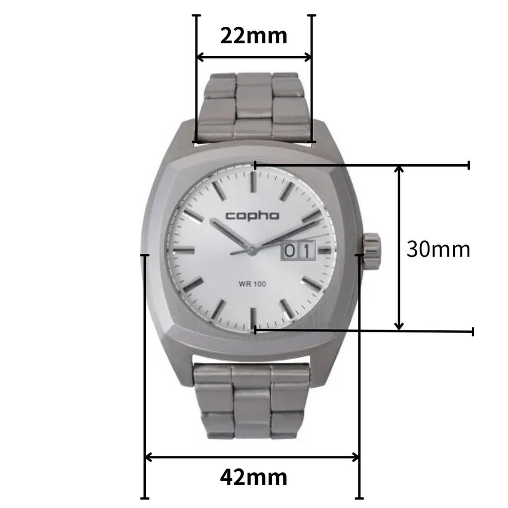 Kopha Men's Watch, Japan Limited Edition, XL Classic Black, Officially Imported, Black DialBlack Strap