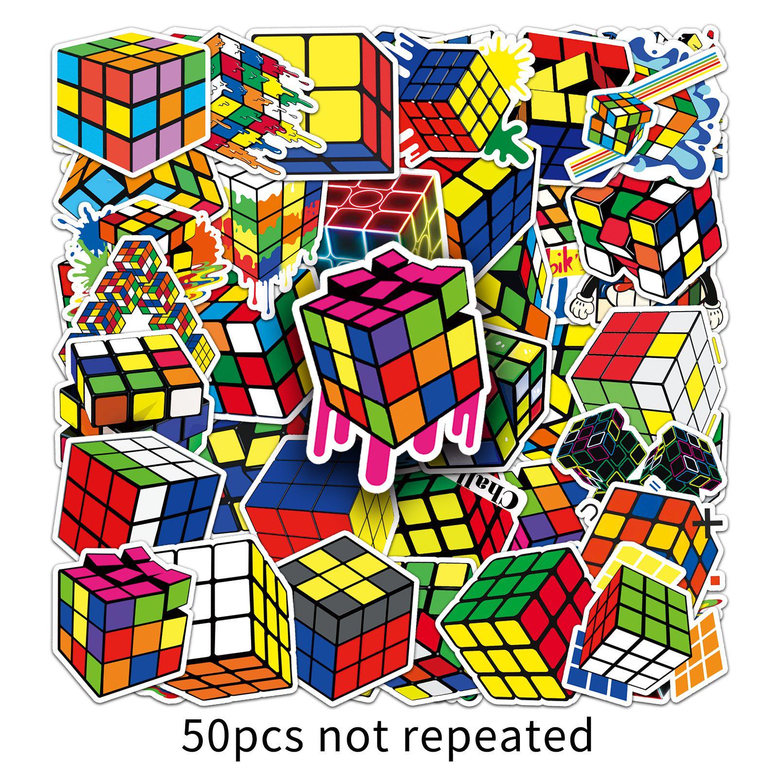 50 Trendy Waterproof Cartoon Graffiti Stickers for Suitcases, Scooters, Laptops, Tablets, and More