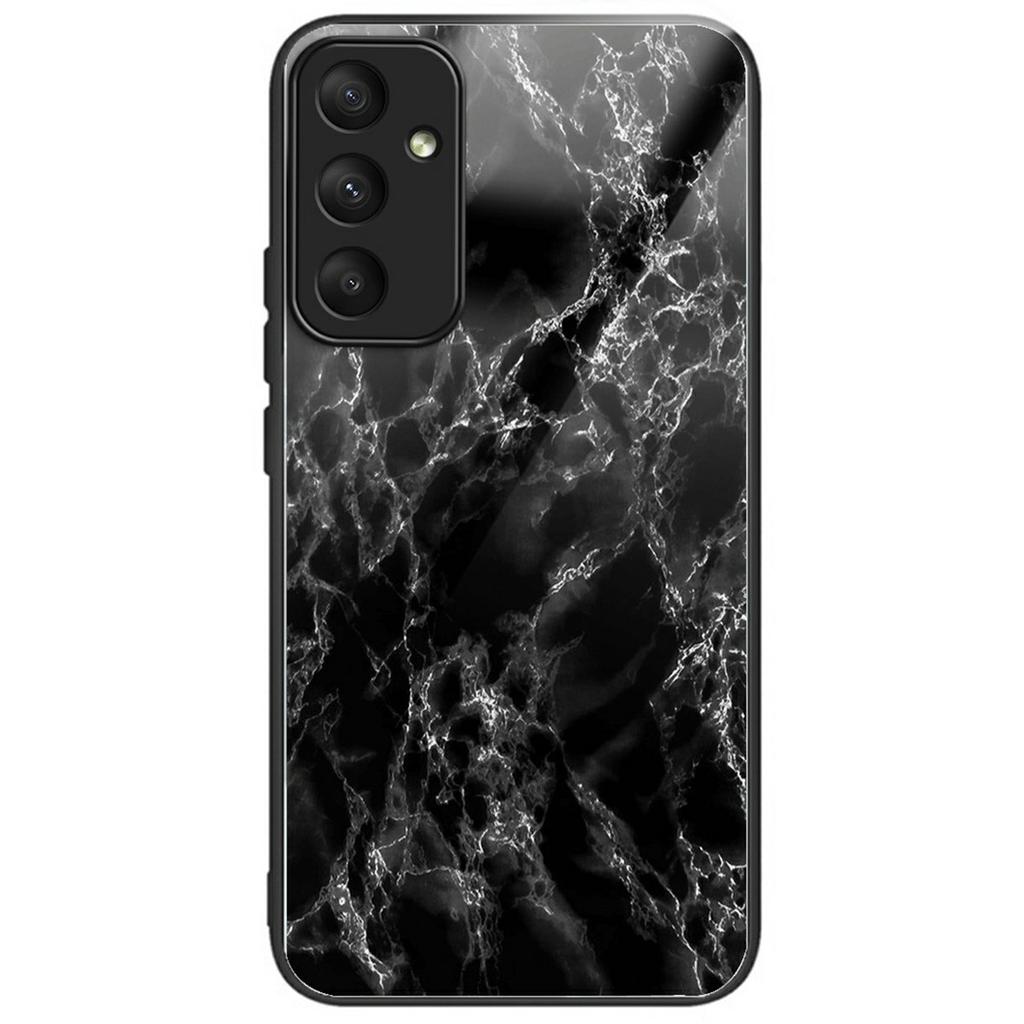 For Samsung Galaxy A56 5G Case Tempered Glass TPU Drop-Proof Phone Cover Pattern Printing