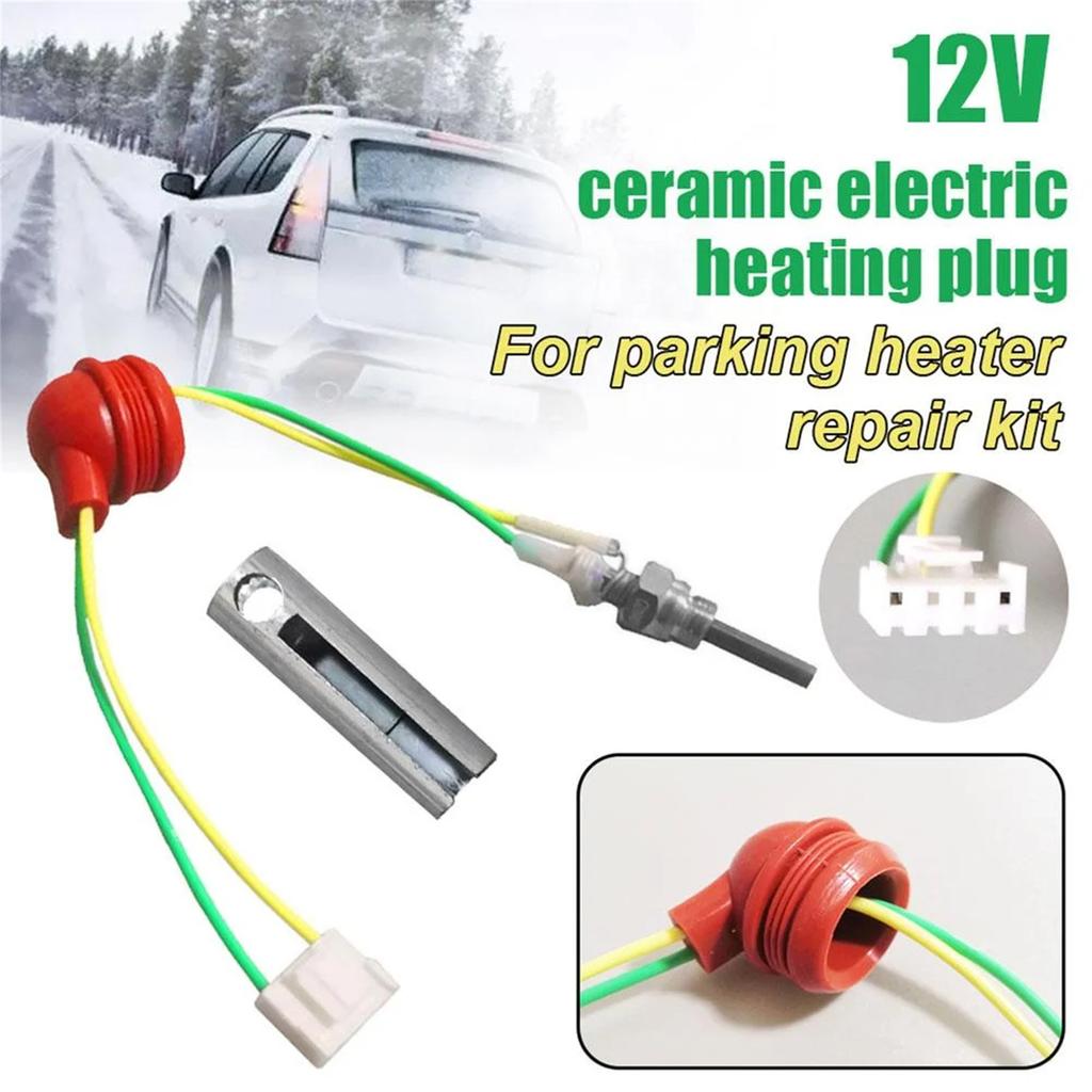Silicon Nitride Ceramic Glow Plug 5-8KW 12V 24V Universal For Diesel Engine Heater Preheating With Wrench