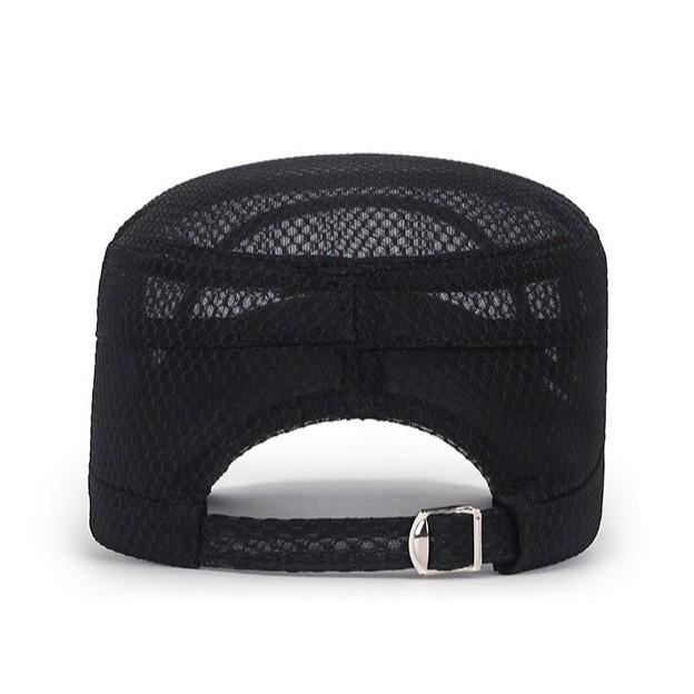 Mesh iron standard full network outdoor sunscreen hat casual flat top hat summer hat men's shading breathable summer