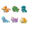 Diamond micro particle dinosaur building block Tyranosaurus rex Serpentosaurus Stegosaurus Pterodactylosaurus Triceratops