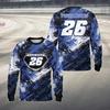 Custom Diy Paint Splash Racing Sports Jersey Personalized Name Number Text Long Sleeve Motocross Shirt For Dirt Bike Enthusiasts