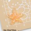 Multi-Color Sparkling Starfish Resin Charms for Crocs, Jewelry & Hair Clips