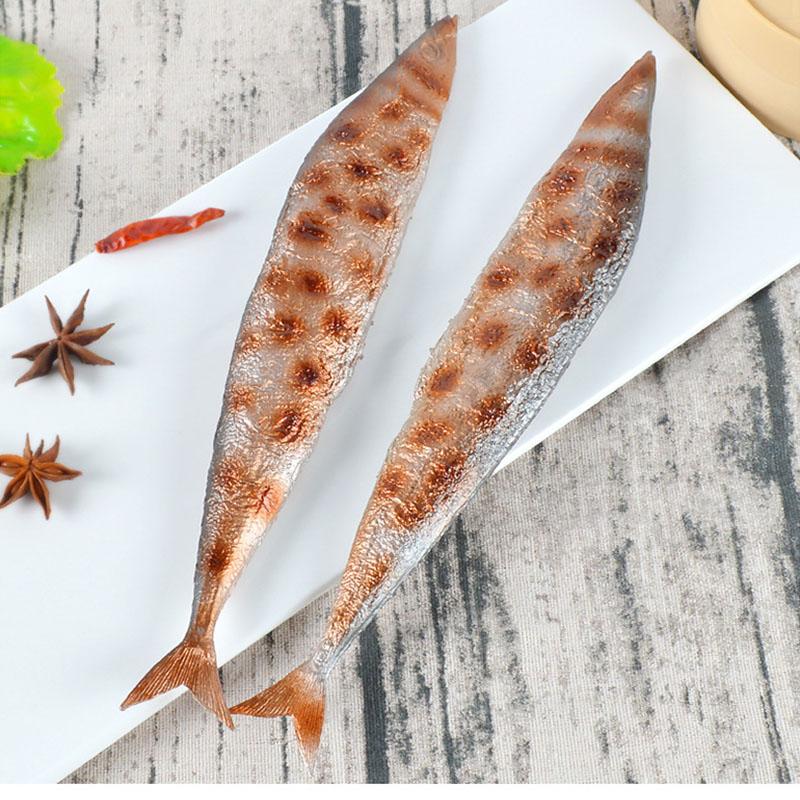 Fake Fish Simulated Autumn Swordfish Prop Ornament Simulated Salted Fish Model Photo Props Ins Food Model