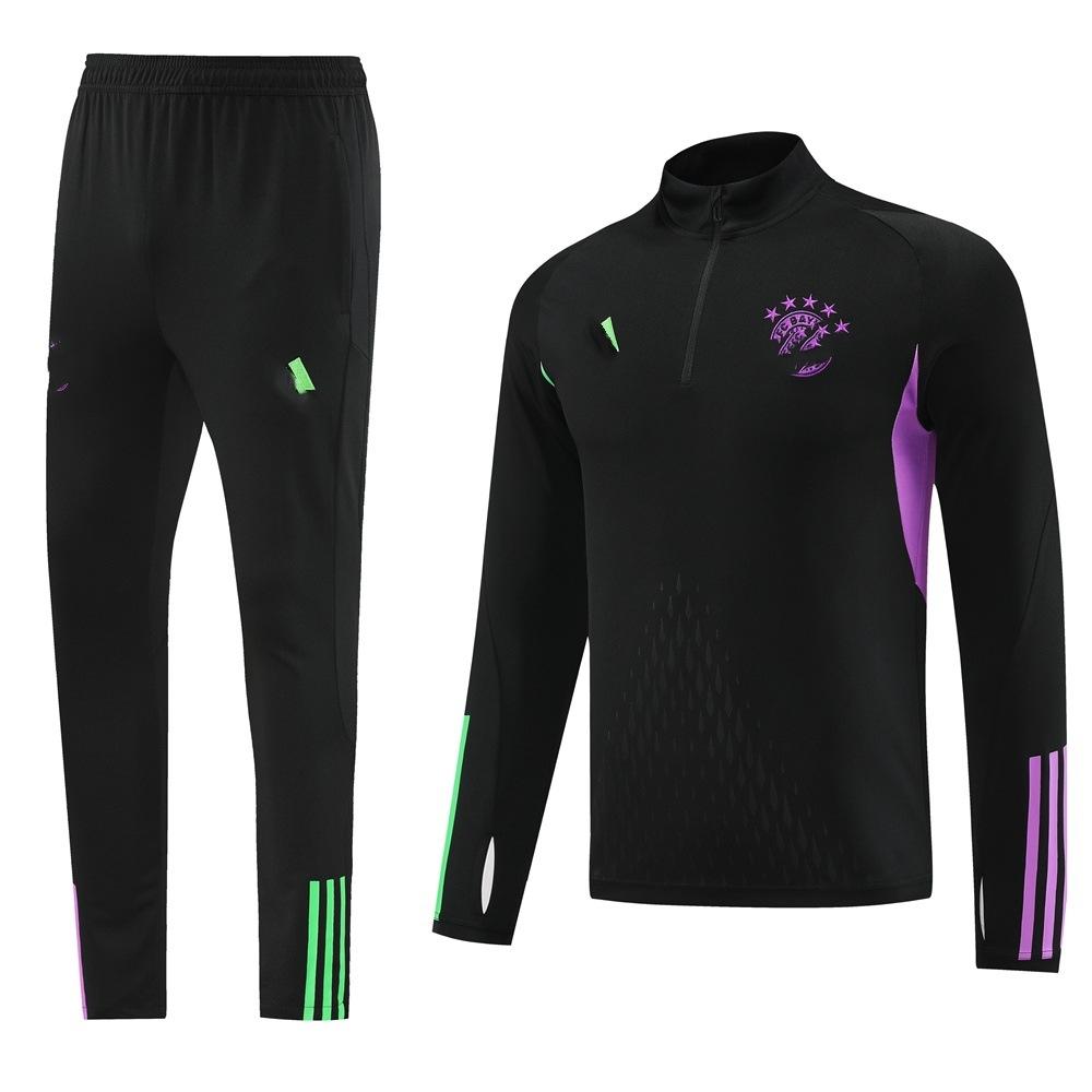 Half-Pull Long-Sleeved Set, Football Jersey, Training Jersey, Appearance Jersey, Casual, Breathable, Comfortable And Fashionable
