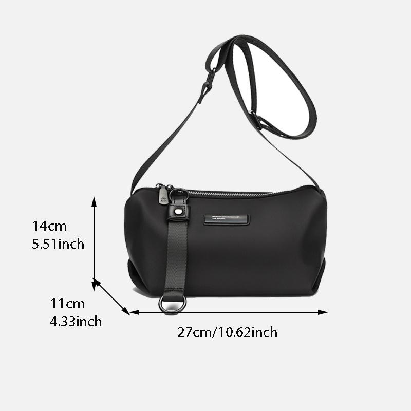 Oxford Cloth Shoulder Bag for Women Luxury Designer Brand Genuine Leather Travel Handbag Hobo Bag City Handbag Black Wallet