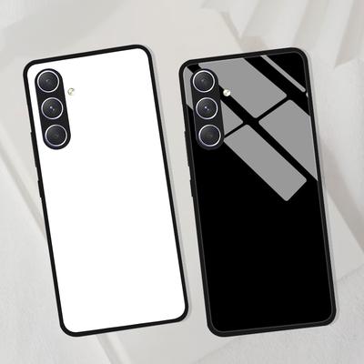 Funda de Cristal Templado para Teléfono para Samsung Galaxy A55 A35 A25 A15 4G 5G Cubierta de PC Duro de Lujo Fundas Parachoques Trasero para GalaxyA55 A 55