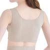 New shaping cotton blend catcher cup lace bra M [Bradelis York] Non-wired bra, 24, taupe,