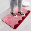 Plush Door Mat Entryway Bathroom Kitchen Bedroom Non-Slip Absorbent Floor In Modern Minimalist Style
