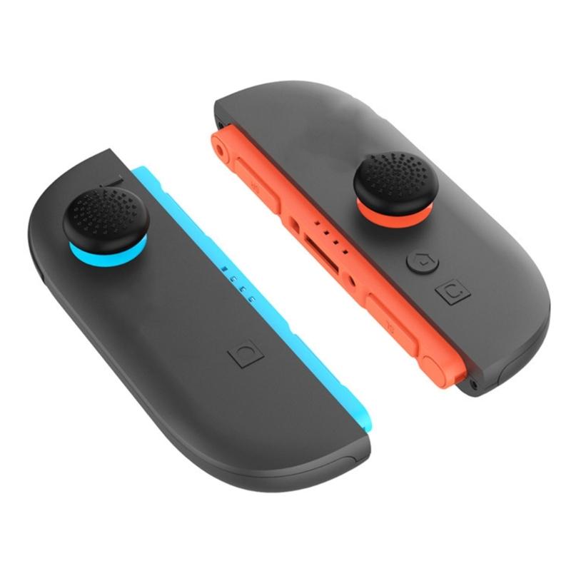 Silicone Joystick Thumb Grips Not Slip Ergonomic Designs with High Low Caps Gaming Accessories Suitable for switch2
