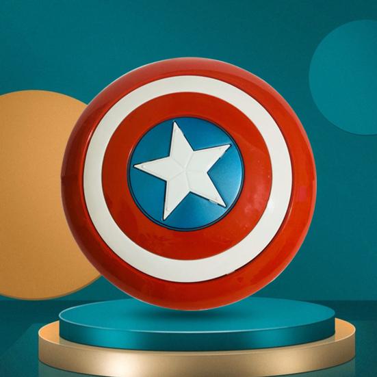 Shield-Toy Collectable Smooth Surface Multifunctional Avengers Captain American Plastic Shield-Toy for Halloween