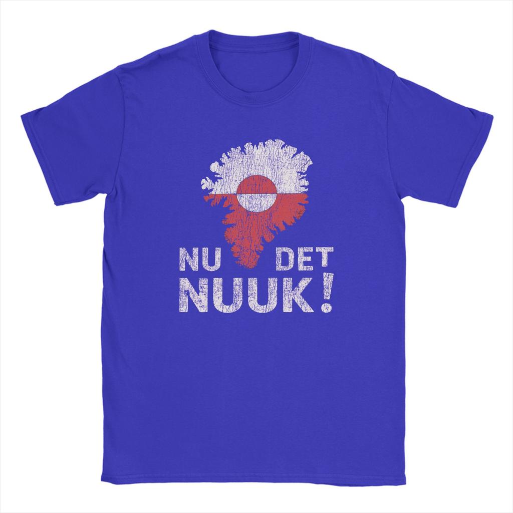 Harajuku TShirt Summer Greenland NuDetNuuk Hip Hop TShirts Cotton Tee Shirt for Men Y2K Casual Big Size Short Sleeve Tops
