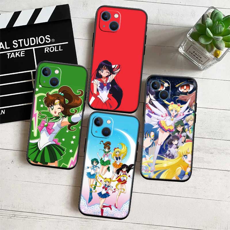 RE50 S-Sailors M-Moons Phone Case for Samsung Galaxy S20 S21 S22 Ultra FE + Plus A21S A22 A24 A25 A26 A30 A30S A31