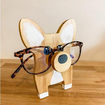 Glasses Holder Creative Cute Animal Spectacle Holder Owl Puppy Dog Sunglasses Display Stand For Home Office Desktop Decoration