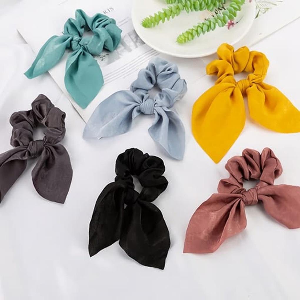 Women's Basic Plain Hair Scrunchie