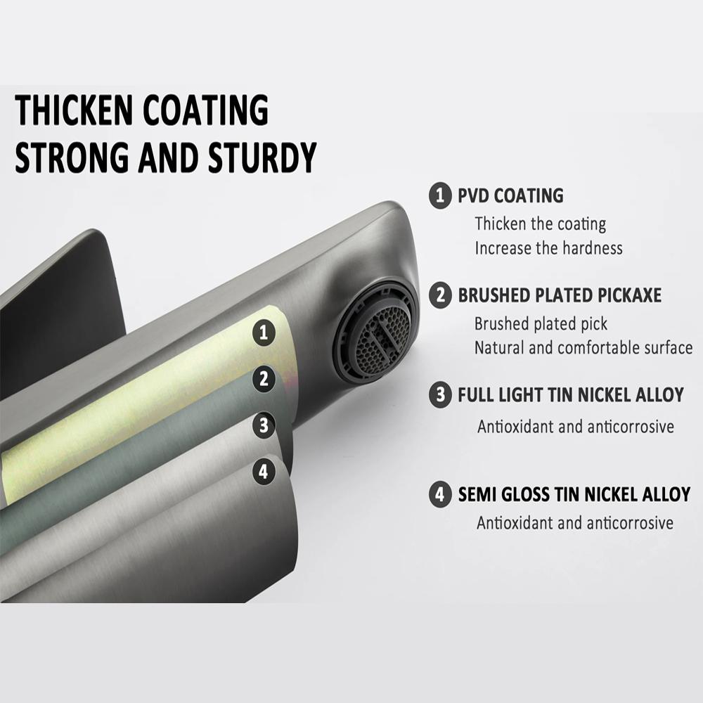 Bathroom Sink Faucet Deck Mount Brass Hot Cold Mixer Tap Black Brushed Gold Golden Gunmetal Single Lever Bagnolux