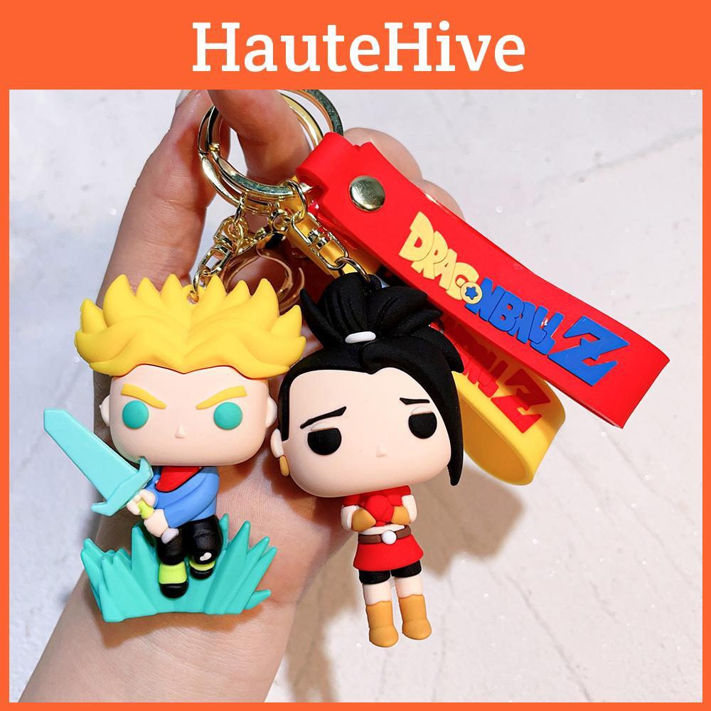 Entzückender 2024 Dragon Ball Son Goku Schlüsselanhänger Anime Weiches PVC Auto Schlüsselanhänger Geschenk