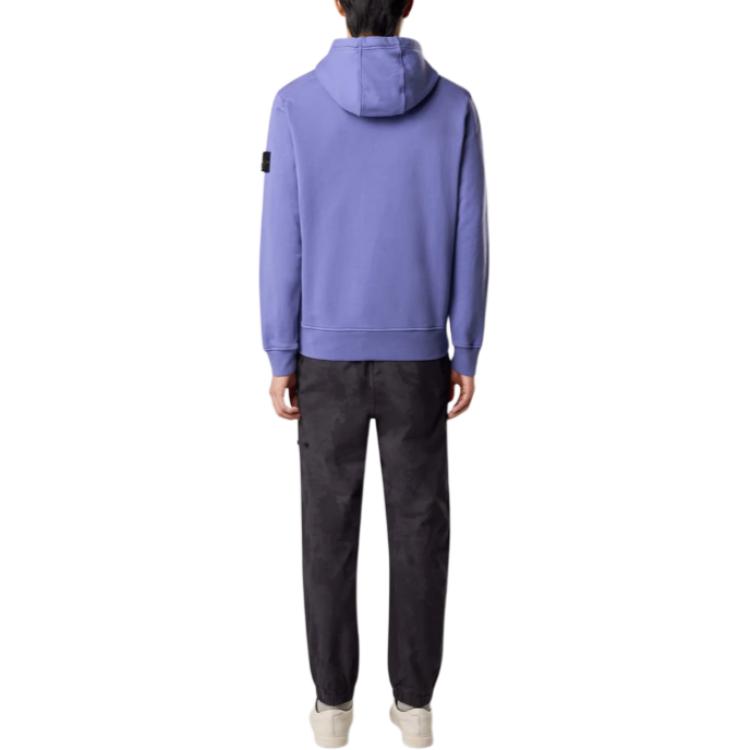 Stone Island Solid Color Pullover Long Sleeve Crew Neck Sweatshirt Men sweatshirt Purple K1S1561000-44S0051-V0047