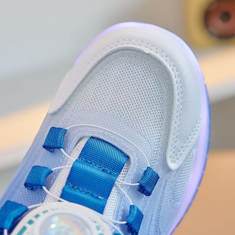 Scarpe Roller Unisex da Ragazzo con Ruote a Scomparsa, Stile Estivo Traspirante, Edizione per Bambini con Luci