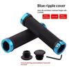 Double Lock On Bike Handlebar Grip 1Pair for Folding Bicycles Non-Slip Plastic for Safe Riding