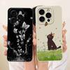 For iPhone 16 Pro 6.3" A3293 A3083 Case Cartoon Simplicity Soft Silicone Back Cover For iPhone 16 PRO A3292 A3294 Phone Cases