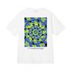 Stussy Style Mens Loose Fit Cotton Crew Neck Short Sleeve T-Shirt With Cartoon Print Casual Tee