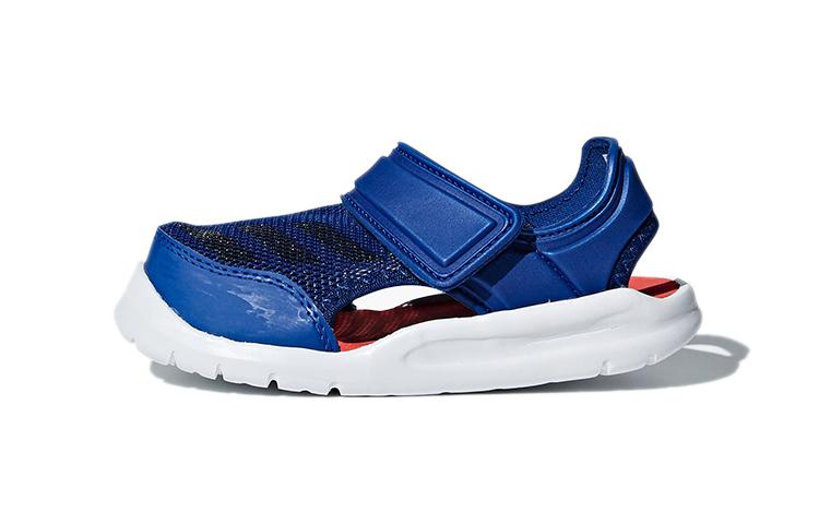 Adidas Fortaswim I Низкие детские кроссовки Сине-синие для младенцев и малышей AC8148 20