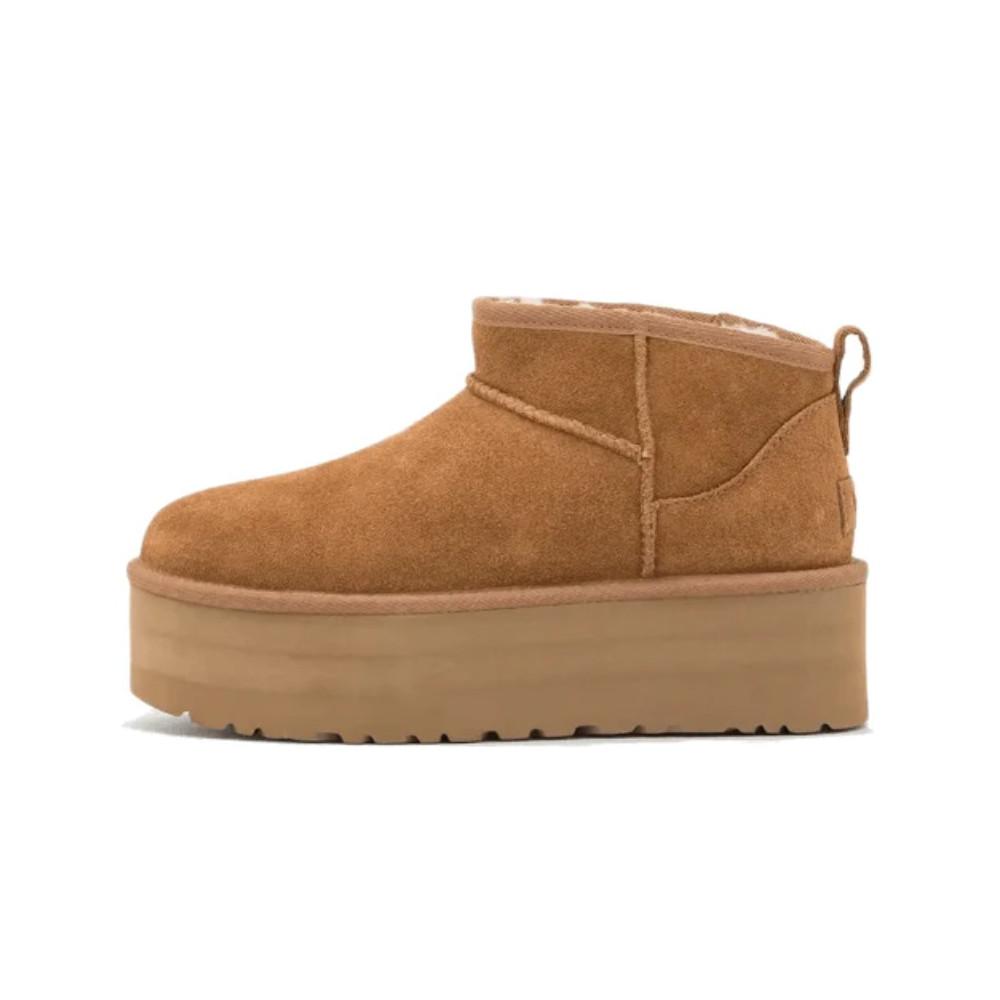 UGG Κλασικό Ultra Mini Πλατφόρμα Καστανό