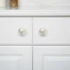 White Rough Crystal Drawer Knob Natural Rough Stone Cabinet Handle Wardrobe Pulls  Wardrobe Door