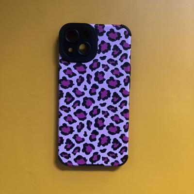 Capa de telefone com estampa de leopardo rosa para iPhone 11 14 Pro Max 13 Mini 12 Capa traseira à prova de choque para iPhone Xr Xs X 8 Plus 7 Se2 6