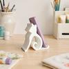 Stable Phone Support Cute Cat Stand Curled Tail Kitty Desk Holder for Cell Black Dock Tablet, 3D Printed Universal Stand Office Bedroom, Gift Lovers