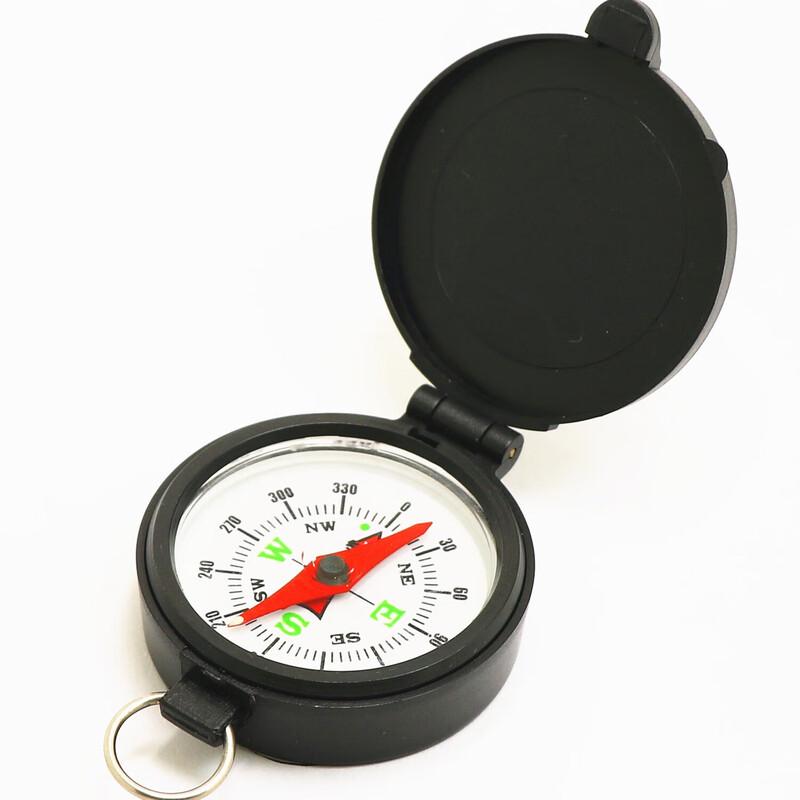 JIANGJUN C462 Plastic Flip Compass 4-Pack