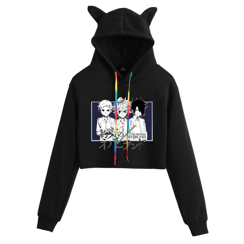 Anime "The Promised Neverland" Women's Hooded Long Sleeve Hoodie