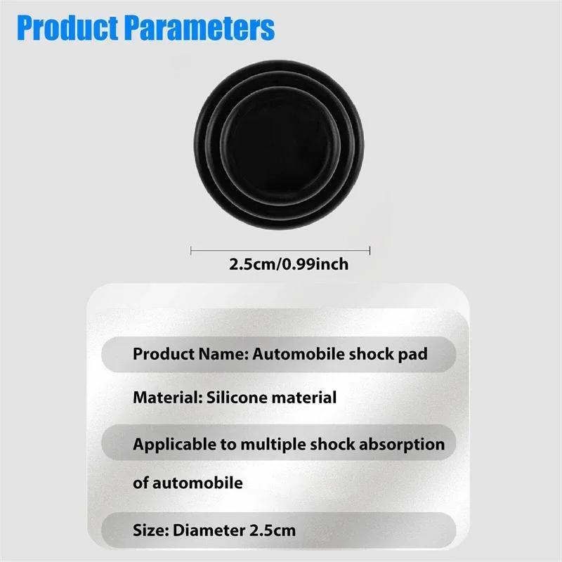 Car Door Anti-Collision Silicone Pads Shock Absorber Gasket Anti-shock Protection Soundproof Silent Buffer Stickers Accessories