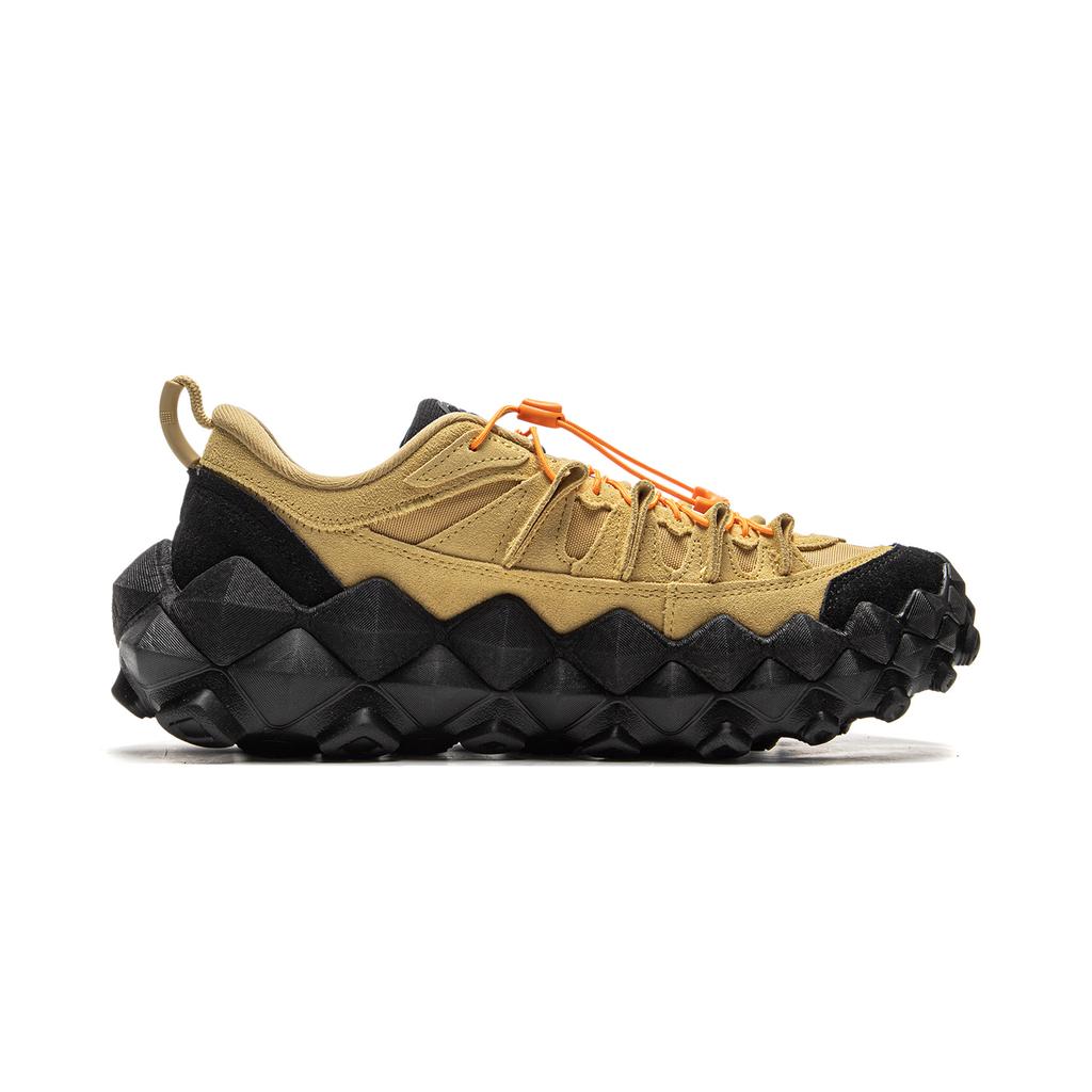 New LiNing Rebound Cushioning Low Top Casual Shoes Unisex Yellow Black AZGU181-4