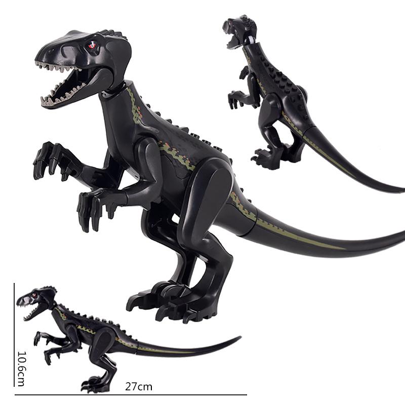 Jurassic World 2 Dinosaurs Figures Tyrannosaurus Rex Indominus Rex I-Rex Indoraptor Building Blocks Kids Toy Compatible