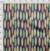 oneOone Cotton Flex Blue Fabric Kids Floral Sewing Craft Projects Fabric Prints By Yard 40 Inch