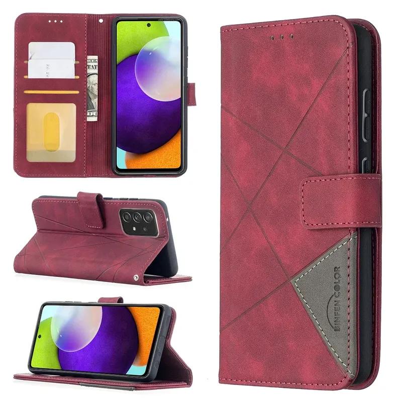 Wallet Card Magnetic Flip Leather Case For Samsung Galaxy A06 A07 A14 A15 A16 A17 A26 A27 A35 A36 A37 A52 A53 A54 A55 A56 A57