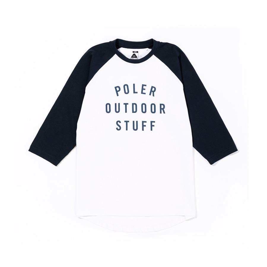 Polar Staff Force Raglan Sleeve Tee Blue (M) 231Mcv0020Blum