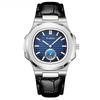 Classic Men's High-end Fashion Business Stainless Steel Waterproof Quartz Watch