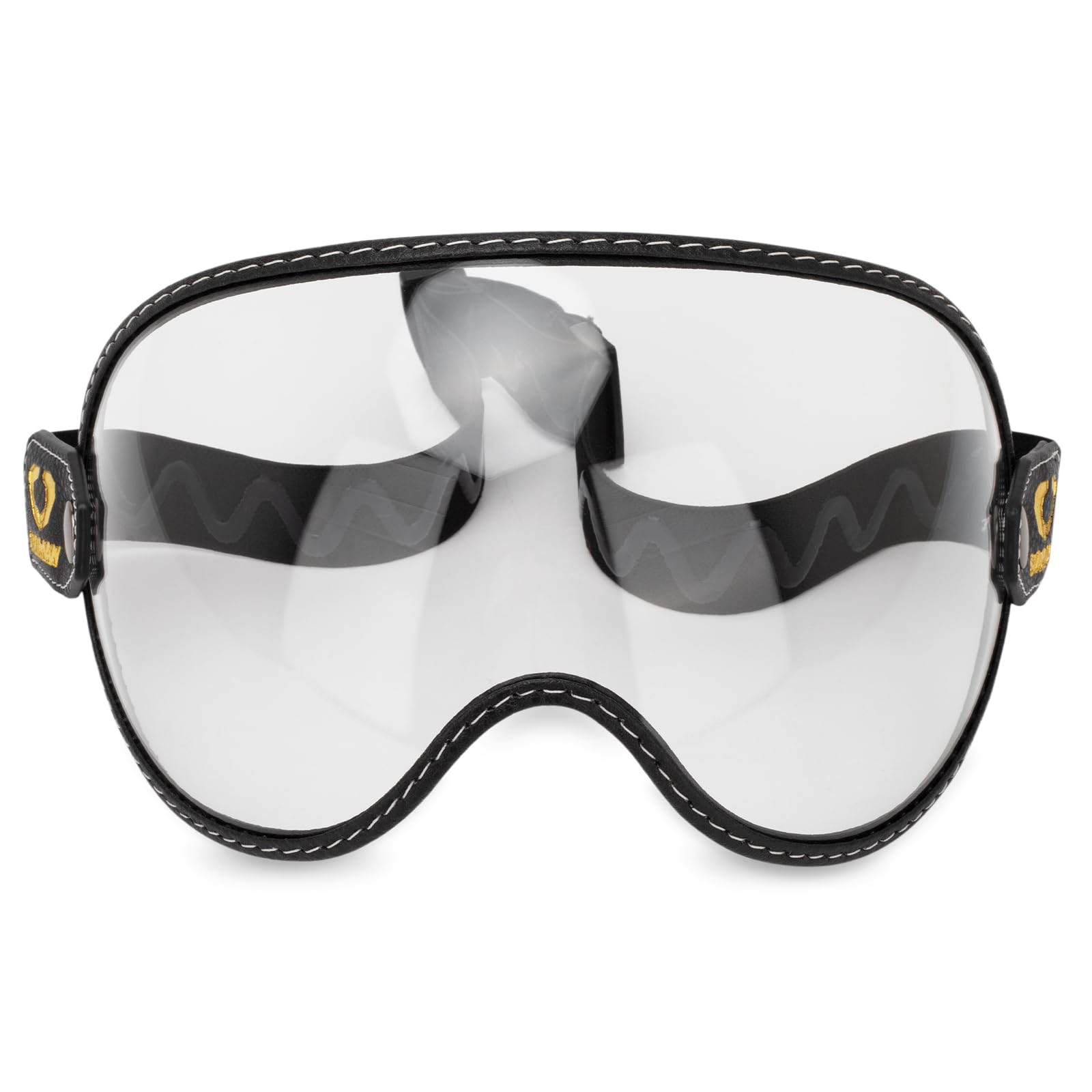 

[Soman] Bubble Shield, Universal Helmet Shield Goggles with Elastic Band (Clear) S