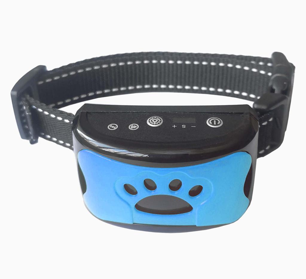 Waterproof Rechargeable Anti-barking Device for Pet Dogs; USB Ultrasonic Dog Training Collar; Anti-barking Vibration Dog Collar