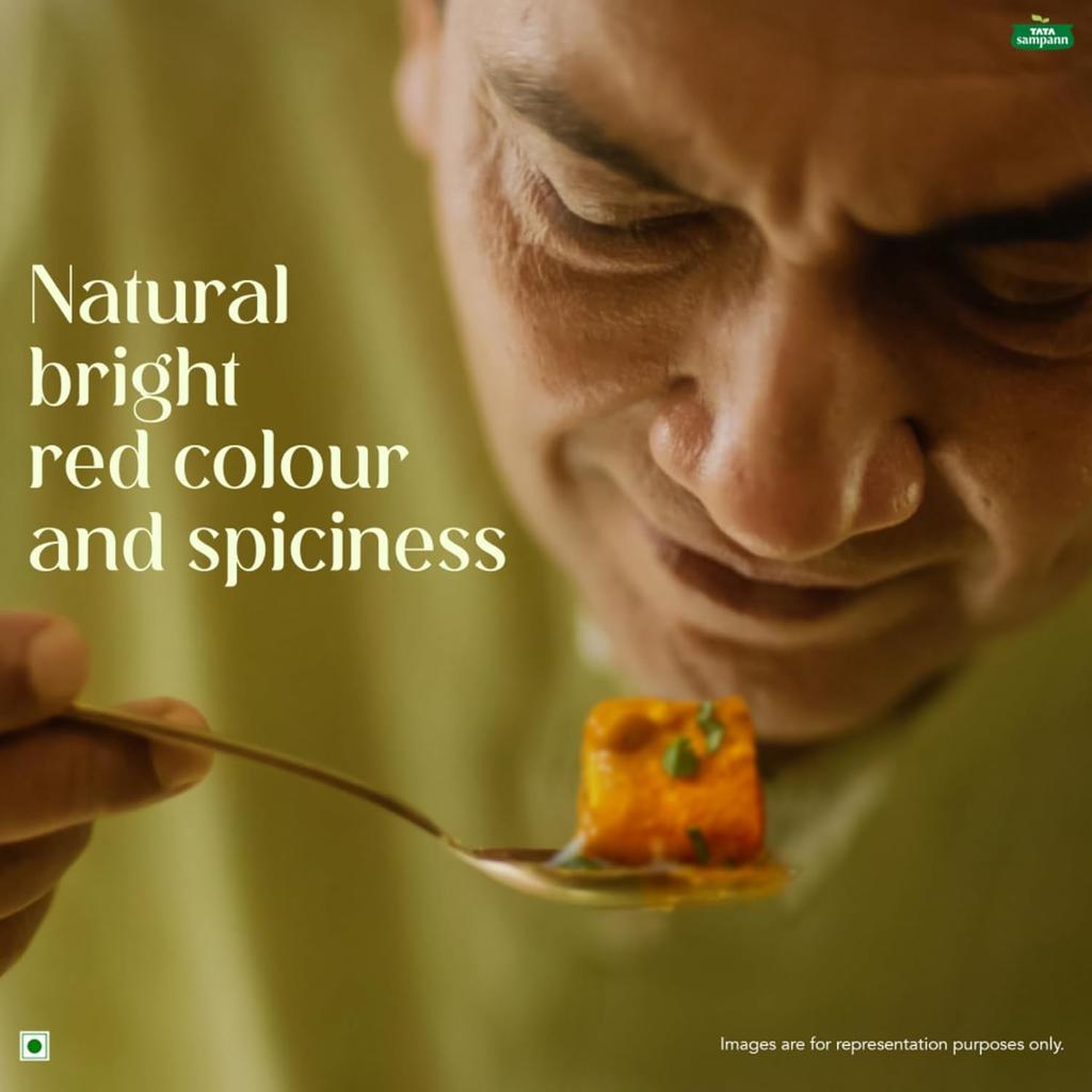 Tata Sampann Chilli Powder 100g With Natural Oils, Rich Flavour For Cooking And Spicy Dishes