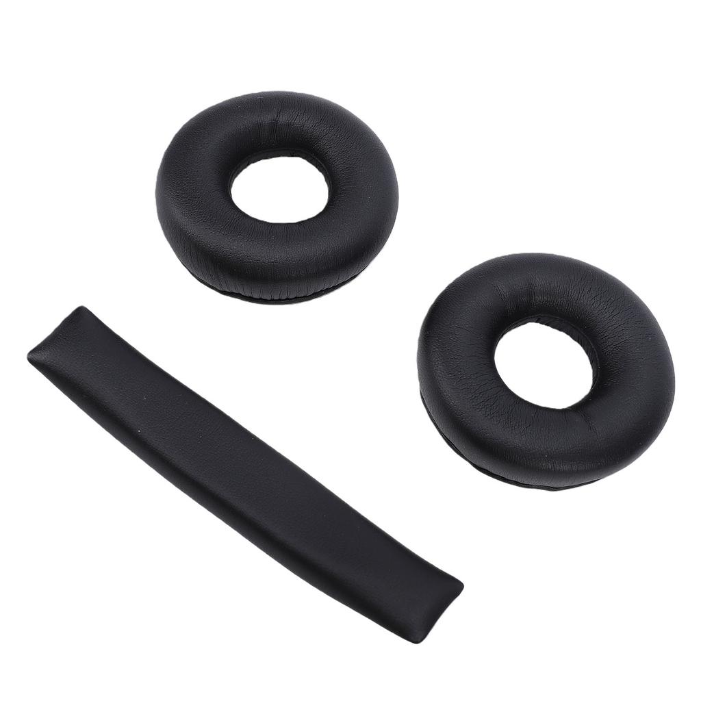 Earpad Headband Protector Set Fit for WH CH520 Headphone Replacement Ear Pads Headband Cover Black