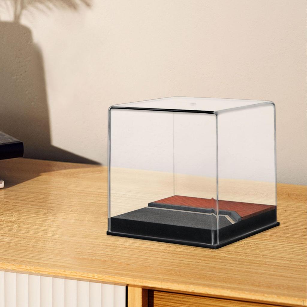 1/64 Diecast Car Display Case Parking Scene DIY Diorama Acrylic Dustproof Cover Showcase for