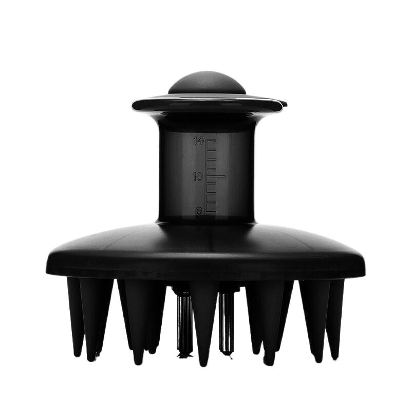 

1 шт. Массажная ручная щетка для кожи головы с дозатором шампуня, мягкая силиконовая щетка для волос, многофункциональная щетка для отшелушивания кожи головы