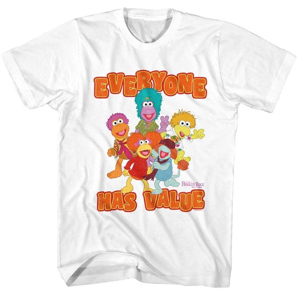 Fraggle Rock - Value - American Classics - Solid White  Short Sleeve T-Shir 140