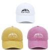 Stay Wild Mountain Embroidered Baseball Cap With Soft Top For Outdoor Sunshade