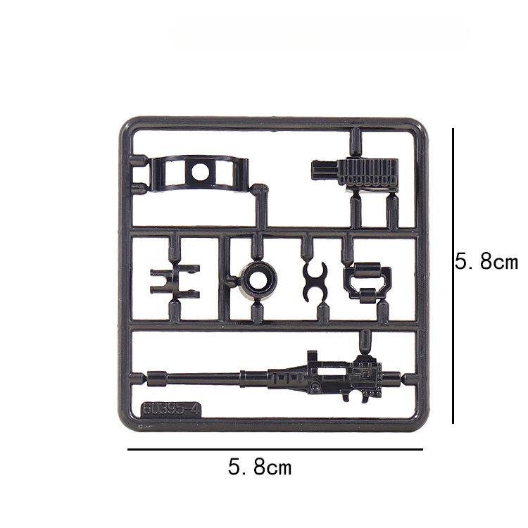 Militär Baustein Puppe Waffen Zubehör Browning M2 Schweres Maschinengewehr Kinderspielzeug Zusammengebauter Baustein
